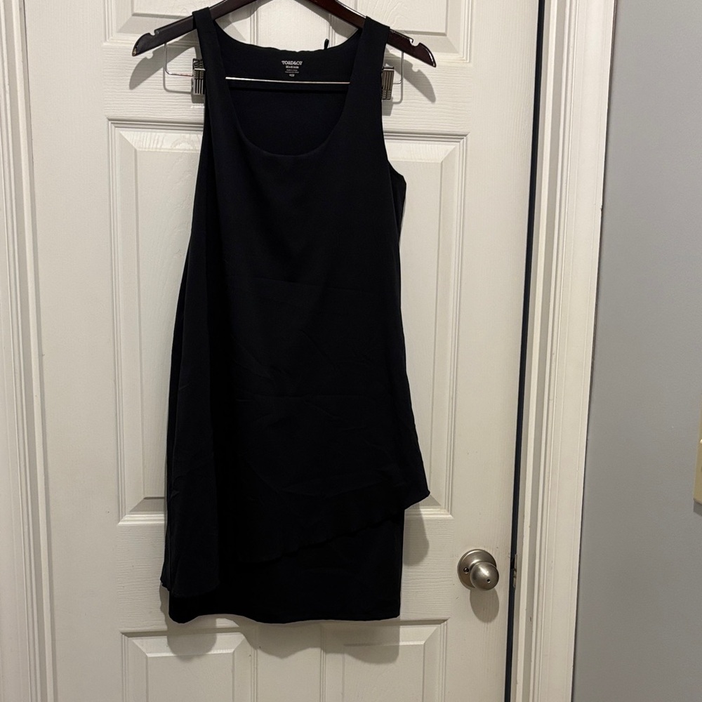 Toad&Co Black Asymmetrical Dress